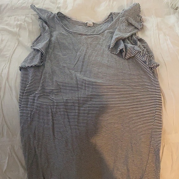 J.crew navy and white striped dress - Picture 3 of 4